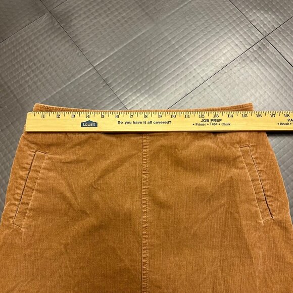 TALBOTS WOMENS MEDIUM CORDORUY TAN SKIRT SIZE 10P - Picture 3 of 6
